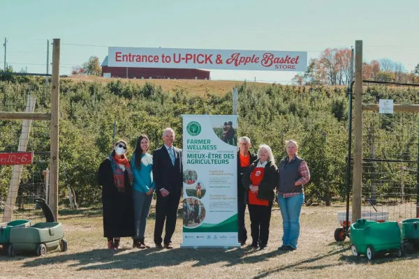 Launch of the New Brunswick Farmer Wellness Program Supporting the Well-being of New Brunswick’s Farming Communities