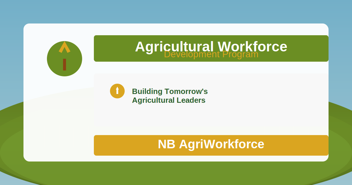 Workforce Development | New Brunswick Agriculture
